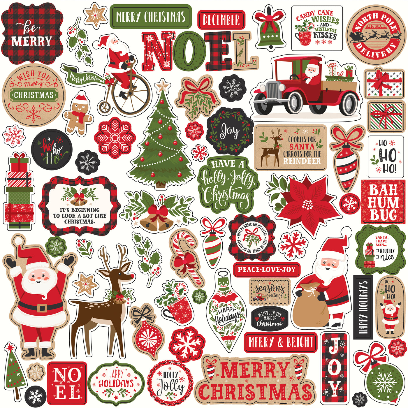 Christmas Time Sticker Book - Echo Park Paper Co.