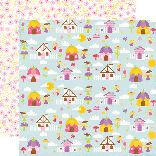 Magical Unicorn Perfectly Princess Scrapbook Paper 12x12-5 Sheets