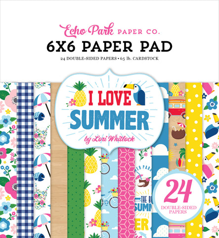 Echo Park Paper Pad - 6x6 - Love Notes