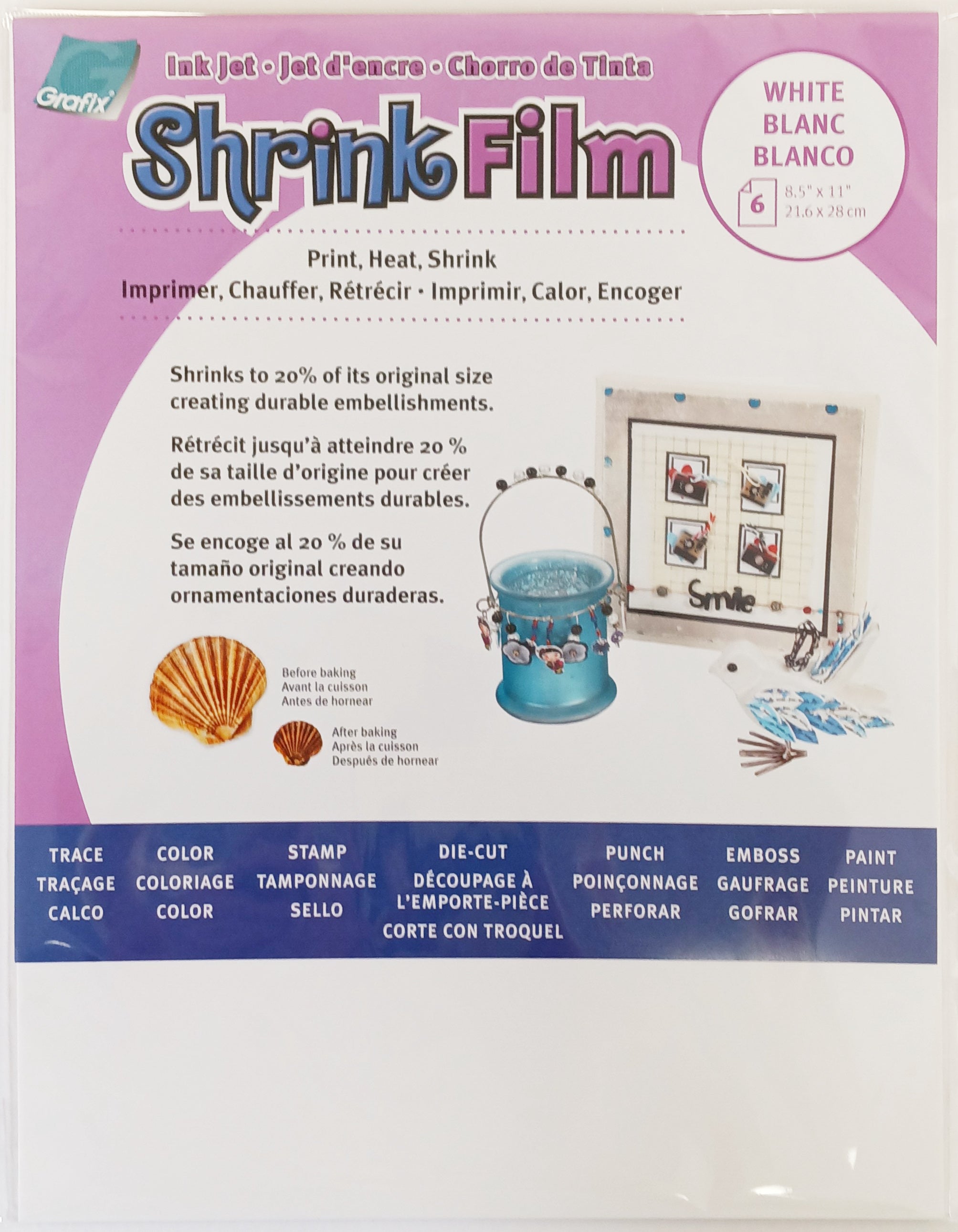 SHRINK FILM - Nine Different Types - Grafix – The 12x12 Cardstock Shop