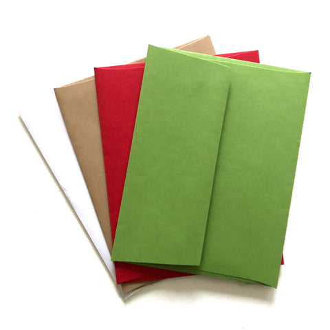 42pcs Enveloppes de cartes-cadeaux Colorées, papier nacré avec fermoir de  cœur bronzant pour Noël, anniversaire, action de grâces (7 couleurs)